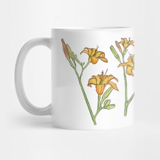 Orange Lilies Mug